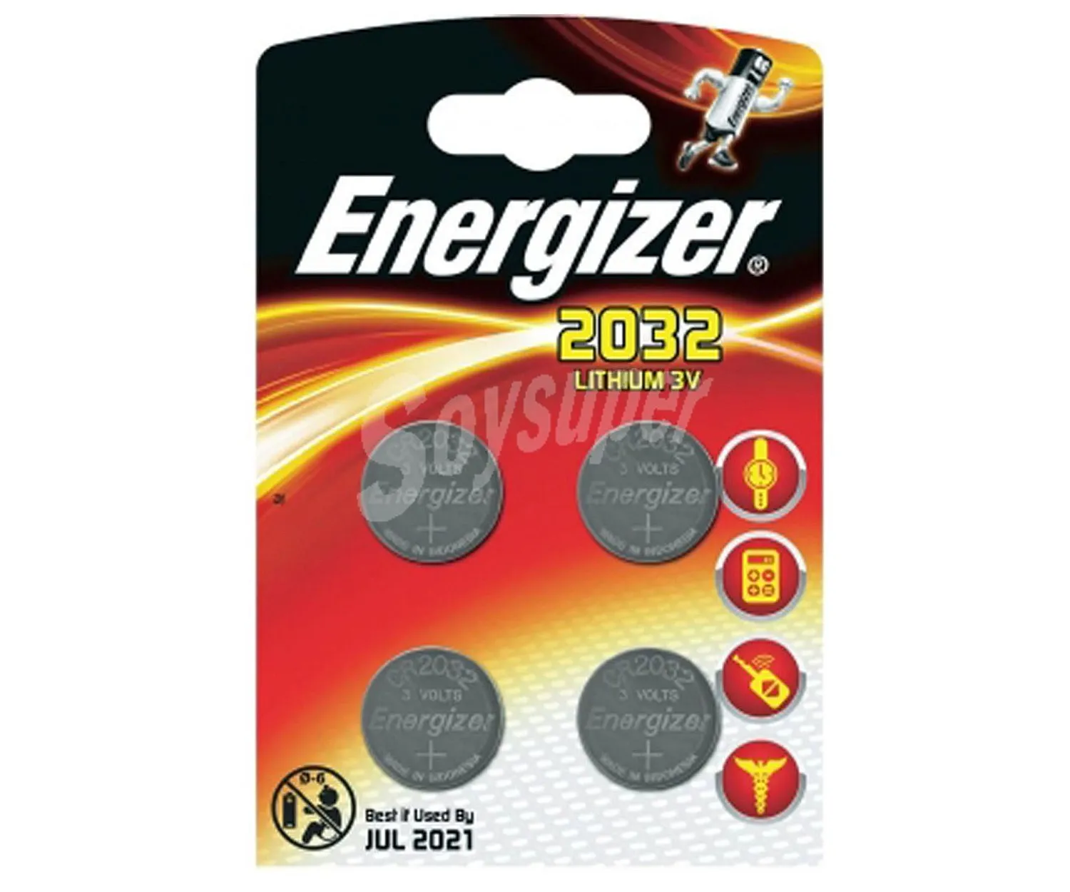 PILAS ENERGIZER CR-2032  3V